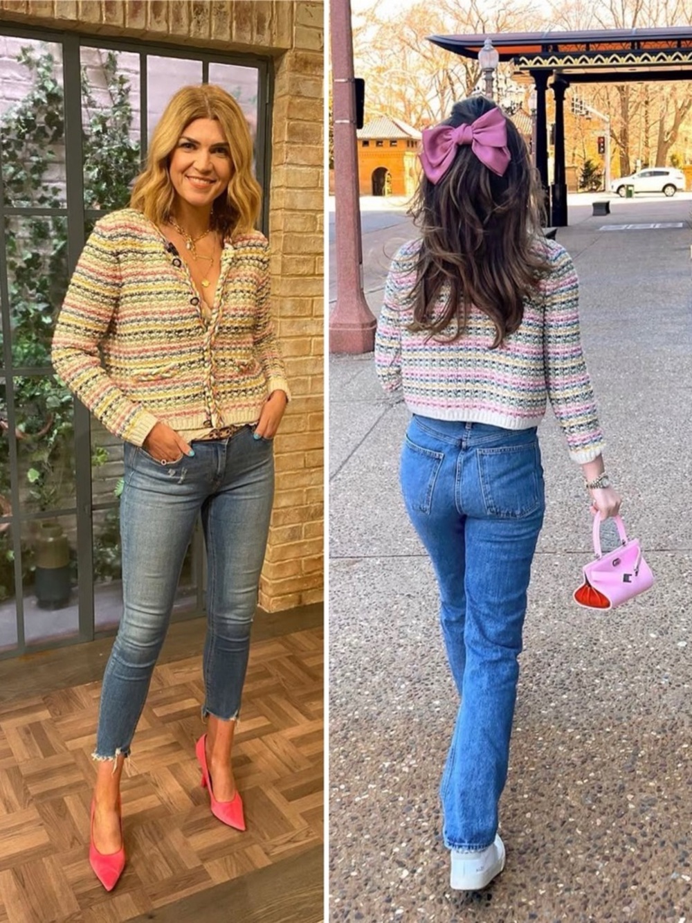 ba&sh Bianca Cardigan Multicolor Knit Size Large Sweater Wool Blend - Picture 13 of 17